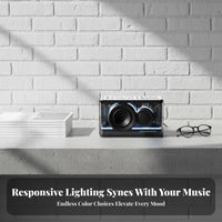 Light-up Party Speaker Portable Design Transparent Light-up Speaker for Parties