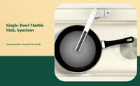 Undermount stone sink