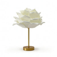 Rose Table Lamp Dimmable Flower Table Lamp Floral for Nightstand, Vanity