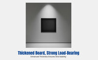 Stainless Steel Recessed Niche Cabinet, Bathroom Wall Shelf, Modern Metal Organizer, Rust Resistant