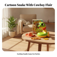 Molded Plastic Coiled Snake Toy Gift Box Electric Prank Snake Toy