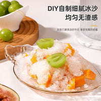 新款手动刨冰机家用小型雹冰机手摇制作绵绵冰碎冰机摆摊破冰神器