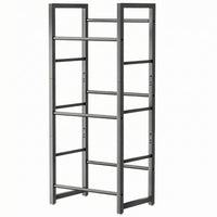 Three-Tier Beverage Rack Space Saving Metal Beverage Rack Multi Functional