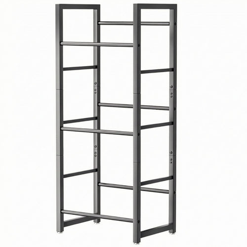 Three-Tier Beverage Rack Space Saving Metal Beverage Rack Multi Functional