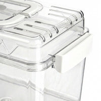 Clear Acrylic Hamster Cage, Large Hamster Cage with Accessories, Transparent Small Animal Habitat, Portable Hamster Travel Cage with Handle