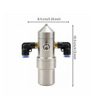 Air Atomizing Spray Nozzle Adjustable Flow Industrial Mist Sprayer Wide Coverage