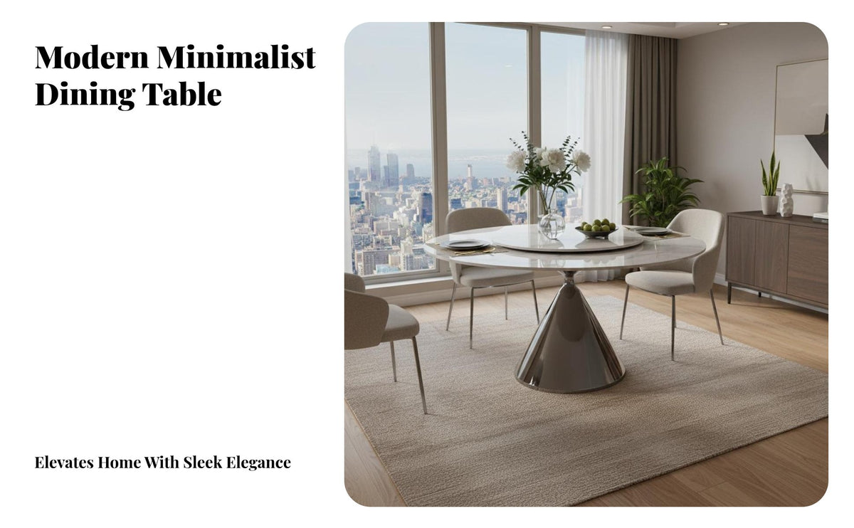 Extendable Rotating Extension Table Space-Saving circular table with rotating turntable Luxury Design Dining Room Set Marbledesign Top for Apartment Dwellers, Families, Homeowners, Small Living areas, Kitchen