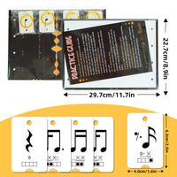 75 Music Theory Education Cards for Children
