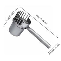 Jujubes Picker Tool Hand Protection Metal Fruit Picker Head Fruit Harvesting Rake Basket for Orchard, Farm