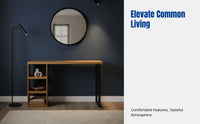 Nordic High Bar Table and Chair Set, Hardwood, Minimalist, Wall-Mounted, Living Room, Small Space