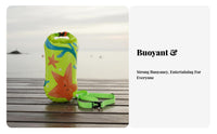 Double Design Swimming Safety Buoy Thickened Nylon Material Outdoor Water Swim Buoy Built-in Emergency Whistle for Triathletes, Lakes, Sea