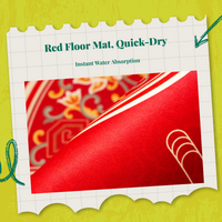 Absorbent diatom mud bath mat