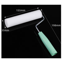 Even Finish Sponge Paint Roller Easy Cleanup Foam Roller Brush Run-Resistant-Resistant Wall Painting Supplies Kit Ergonomic Handle for DIYers, Home Renovation, Craft Projects