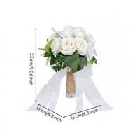 Handheld Bridal Floral Arrangement Does Not Wilt Floral Decor Easy to Keep