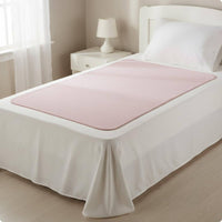 Washable Underpad Stitched Edging Mattress Protector Wavy Texture for Seat