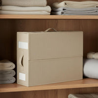 Bedding Storage Box Dustproof Foldable Clothes Organizer Sturdy Construction