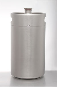 2L Stainless Steel Beer Brewing Secondary Fermentation Bucket with Threaded Lid