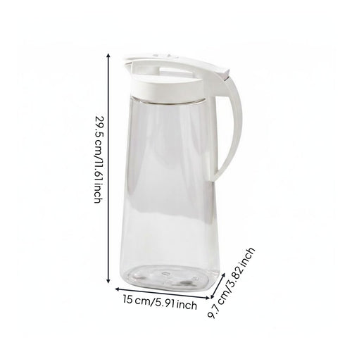 Cold Water Pitcher Clear Body Fridge Door Jug Easy Pouring