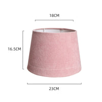 Tapered Cylindrical Lampshade Round Opening Linen Lamp Shade