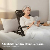 Foldable Bed Recliner No Assembly Required Adjustable Backrest Floor Seat