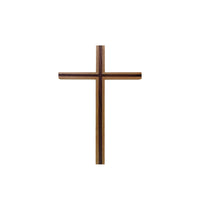 Wooden Wall Cross Hanging Decoration, Oak Wood
