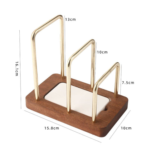 Board Holder Ventilated Chopping Board Stand Space Saving for Countertop