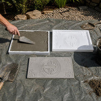 Concrete Stepping Stone Mold for Garden Pathways and Landscaping