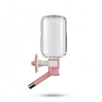 Cage Water Dispenser Transparent Pet Water Dispenser Easy to Install for Rabbits