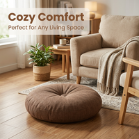 Round Floor Pillow Meditation Cushion, Living Room Floor Cushion Tatami, Large Round Floor Cushion A - Image 4