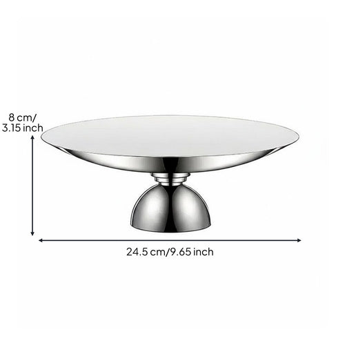 Stainless Steel Fruit Dish Versatile Tableware Mirror Finish for Living Room