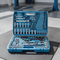 Socket Wrench Set Vanadium Alloy Steel Ratchet and Socket Set 72-Tooth Mechanics Tools Kit for Home Handypersons, Automotive Repair, Home Maintenance