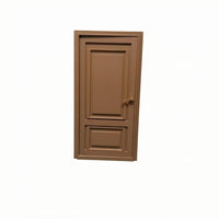Dollhouse Door Framed Panel Openable Dollhouse Door Realistic