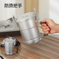 304 Stainless Steel Outdoor Cookware Set for Camping