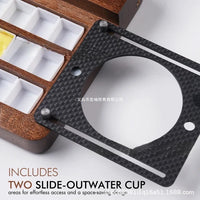 跨境Portable 24-Well Watercolor Palette Set便携24格水彩套装