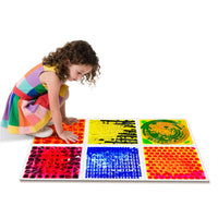 30cm Textured Liquid Floor Mat for Foot Massage and Sensory Play