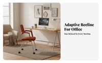 Wheeled Armchair with Perforated Spine Support Breathable Spine Supportrest Wheeled Task Chair Padded Seat High Load Capacity