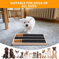 Wooden Dog Scratching Board with Hidden Pull-Out Snack Box