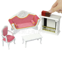 Miniature Dollhouse Furniture Set - Wooden Jewelry Stand for 1/12 Scale BJD Ob11