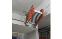 Wall-Mounted Folding Loft Ladder Space-Saving Retractable Attic Stair Telescopic Attic Ladder for Homeowners