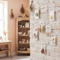 200 Pieces Self Hang Tab Punch Display Tag Easy to Use Packaging Accessory for Supermarket