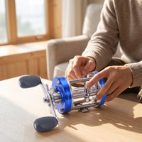 Right Hand Reel Sleek Metal Reel Powerful Baitcaster for Lure Fishing