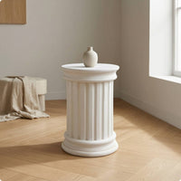 Pedestal Stand Display Pedestal Freestanding Cylindrical Display Plinth for Photographers, Interior Styling, Gardens