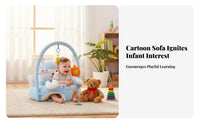 creatureShaped Sit-up Assistant Non-Slip Bottom Baby Seat Easy to Wash