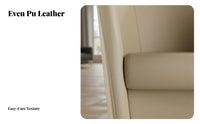 Curved Armchair Nordic Aesthetic Single Sofa Light Luxury Soft Upholstery for Homeowners, Reception Area, Bedroom