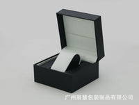 高档扯线PU皮圆角表盒翻盖手表盒子礼盒单只高级手表盒包装时尚收
