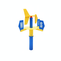 Educational Wind Direction Indicator Handheld Plastic Wind Vane Simple Plastic Weather Vane Easy to Use for Teachers, Kids