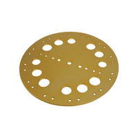 Freediving Bottom Plate Perforated Freediving Plate with Holes Flat Diving Gear for Divers