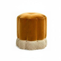 Round Vanity Stool Vintage design Upholstered Seat padded seat for Homeowners