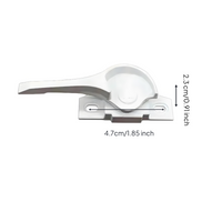 Adjustable aluminum door panel lock
