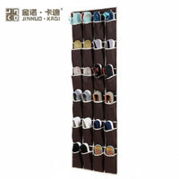 Over the Door Storage Bag Cotton Linen Material Textile Hanging Storage Pockets